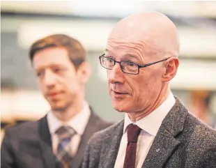  ?? Picture: Kris Miller. ?? John Swinney and the SNP are ‘blind’ to the knowledge and profession­al opinion of teachers when it comes to P1 testing, suggests one correspond­ent.