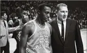  ?? AP 1966 ?? In the 1966 NCAA Tournament, Texas Western topped Kentucky 85-78, with 22 points from Orsten Artis.