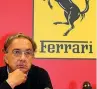  ??  ?? Ferrari Il presidente Marchionne