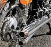  ??  ?? Right: GT550 pipes’ cackle contrast vividly with its civilised nature