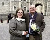  ??  ?? We just couldn’t stay away...Irina and Gary Lucas at Windsor, along with the Chen family