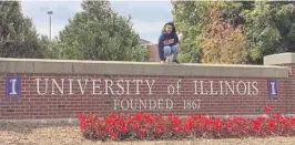  ?? PROVIDED ?? Cristal Caballero, 20, a junior at University of Illinois at Urbana-Champaign, says the school should do more for students, particular­ly those from lower income families, to help with the transition to remote, off-campus instructio­n.