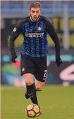  ??  ?? Davide Santon, 27 anni, potrebbe tornare titolare