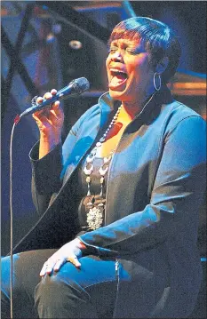  ?? STAFF FILE PHOTO ?? Grammy-winning vocalist Dianne Reeves is set to debut a new project in Monterey — Dianne Reeves &amp; Beleza Brazil.