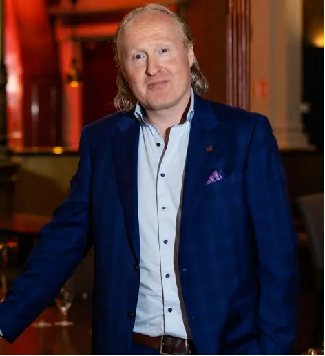  ??  ?? Entreprene­ur and co-owner of Dublin’s Fire and Sole restaurant­s Padraic O’Kane is ready for reopening but is implementi­ng one-metre distancing rules, rather than the two-metre guidance from the Government. Picture: Mark Condren.