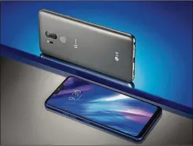  ?? CONTRIBUTE­D ?? The LG G7 ThinQ smartphone is the latest with a notch at the top of its edge-to-edge screen for its camera and speakers.