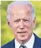  ??  ?? POLL Joe Biden