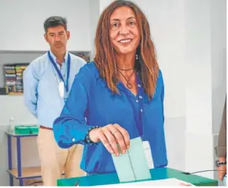  ?? // ABC ?? Loles López, secretaria general del PP andaluz y líder de la lista onubense.