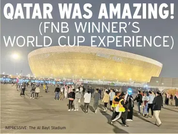  ?? IMPRESSIVE: The Al Bayt Stadium ??