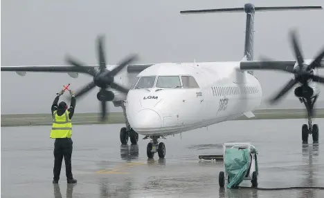  ?? DAN JANISSE/THE WINDSOR STAR FILES ?? In a recent incident, a Halifax chef, Christine Flynn, declined a request to be moved after an ultra-Orthodox Jewish man refused to sit next to her aboard a Porter Airlines flight on Monday. ‘Leaving it to the last minute and expecting me to move is...