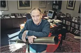  ?? Scott S. Hamrick Philadelph­ia Inquirer ?? MONEY MANAGER Vanguard founder John Bogle cautioned that the pursuit of quick trades and short-term profits typically helped investment advisors more than investors.