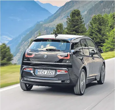  ??  ?? The BMW i3.