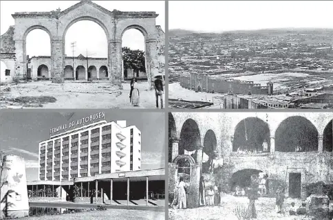  ??  ?? La garita de “tres ojos de San Pedro”, El Estadio Guadalajar­a, la Central Camionera vieja y El Palacio de Medrano