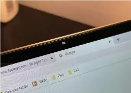  ??  ?? The HP Spectre x360 14’s physical camera shutter gives you visual feedback when the shutter is closed.