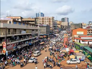  ??  ?? Downtown Kampala