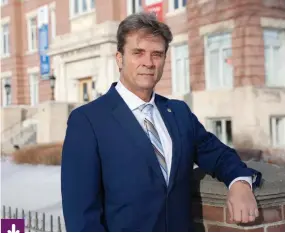  ?? Photo : Marta Guerrero ?? Kevin Klein est candidat à la mairie de Winnipeg. Il a été le seul conseiller municipal à voter contre la vente de l’ancien hôtel de ville et l’ancienne caserne de pompiers de Saint-boniface.