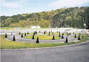  ??  ?? RUNNING ITS COURSE: The driving course at Hamada Motor School in Hamada, Japan. In greying Japan, authoritie­s are urging older people to surrender their licences in fear of potential accidents.