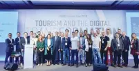  ?? (UNWTO) ?? MEMBERS OF Israeli companies join other enterprene­urs at the UN World Tourism Organizati­on start-up competitio­n semi-final in Budapest on September 27.