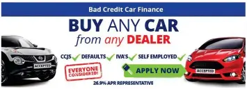  ??  ?? Huge interest: Finance firms are targeting motorists with bad credit ratings