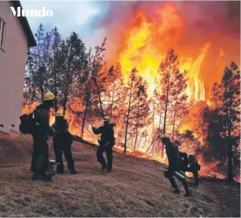  ?? ?? ► El incendio Camp Fire, en 2018, fue el peor de la historia de California.