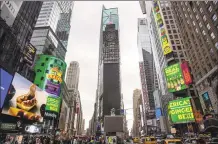  ?? Reed's / Contribute­d photo ?? Reed’s advertisin­g at Times Square in New York City last spring.