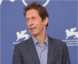  ?? PHoto courteSy biennale di Venezia ?? STRONG CHARACTER: Tim Blake Nelson appears at the photo call for ‘Old Henry’ at the Venice Film Festival.