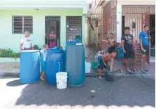  ?? EDDY VITTINI ?? Sectores del agua exhortan a la población a racionarla.