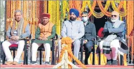  ?? ROW ERUPTS AFTER MODI’S VISIT TO SHRINE HT FILE PHOTO ?? Prime minister Narendra Modi sitting in front of Kedarnath shrine.