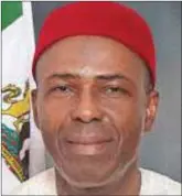  ??  ?? Minister of Science and Technology, Ogbonnaya Onu