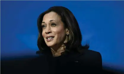  ??  ?? Kamala Harris, who was the attorney general of California before being elected to the US Senate, will be the first Black American and first Asian American to be elected vice-president. Photograph: Jim Watson/AFP/Getty Images