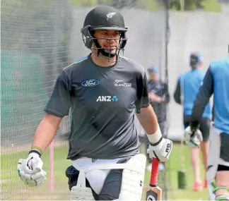  ?? PHOTO: FAIRFAX NZ ?? Ross Taylor has had some issues with New Zealand Cricket of late.
