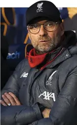  ??  ?? Sour grapes: Liverpool’s Klopp