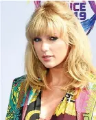  ??  ?? Taylor Swift.