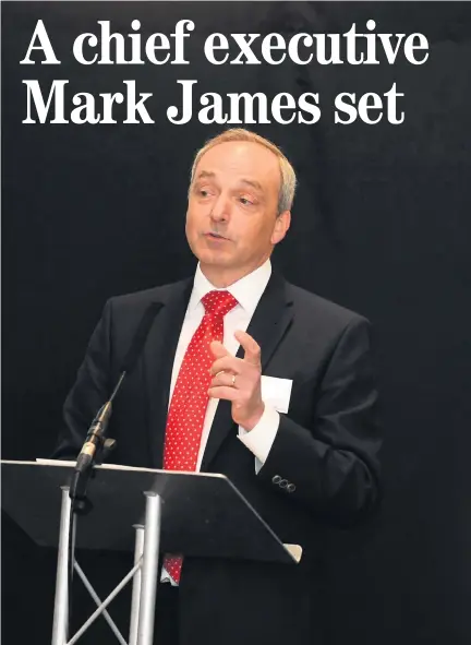  ?? Picture: Gayle Marsh ?? Carmarthen­shire Council chief executive Mark James is to stand down.