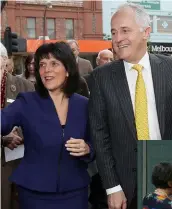  ??  ?? Above, left and right: Julia with former Prime Minister, Malcolm Turnbull, and former Foreign Minister, Julie Bishop. Right: pictured after her resignatio­n. Opposite page, bottom: Julia and her mum, circa mid-1960s.