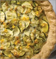  ?? STEVE LEGATO ?? Zucchini Pie is a savory dish that can serve as any meal of the day and also holds up well as leftovers.