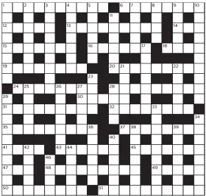  ??  ?? Crossword answers can be found on the Stars page