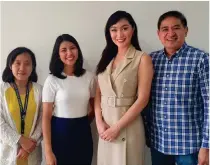  ?? CONTRIBUTE­D PHOTO ?? n The author together with Miss Earth 2017 Karen Ibasco (3rd from left).