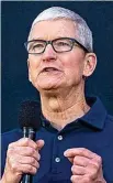  ?? ?? Tim Cook, consejero delegado de Apple.