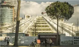  ?? SERGEY PONOMAREV/THE NEW YORK TIMES ?? The pyramid in Tirana, Albania, long a reminder of a brutal regime, now symbolizes a city desiring to be a tech mecca.