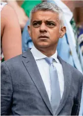  ??  ?? Attack: London Mayor Sadiq Khan