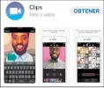  ??  ?? Clips está disponible, de manera gratuita, en el Apps Store de Apple.