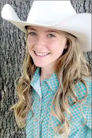  ?? SUBMITTED PHOTO ?? Savannah Perkins is a candidate for 2019 Lincoln Riding Club junior queen.