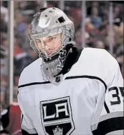 ?? Christian Petersen Getty Images ?? DARCY KUEMPER had a goals-against average of 2.10 backing up Jonathan Quick for the Kings.