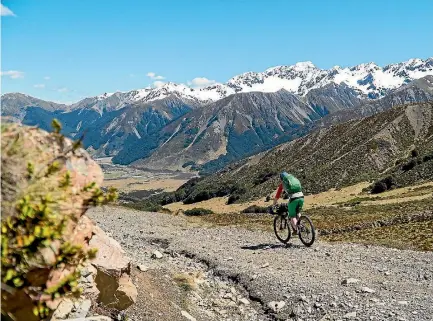  ?? PHOTO: MICHAEL HAYWARD/STUFF ?? Visitors to the St James Walkway who bring a good level of fitness are rewarded with stark South Island beauty