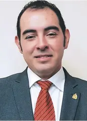  ??  ?? Cristian Saavedra, diputado liberal, liberado por haber asistido a la toma de posesión de JOH.