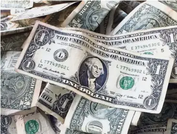  ??  ?? Strong greenback: The US dollar is well-positioned to strengthen further on the back of the Federal Reserve raising interest rates in its next sitting in June.