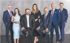  ?? ?? Chris Kenny, Laura Jayes, Paul Murray, Peta Credlin, Kieran Gilbert, Andrew Bolt and Peter Stefanovic from Sky News.