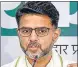  ??  ?? Sachin Pilot