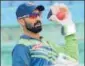  ?? HT PHOTO ?? India Red skipper Dinesh Karthik during a training session in Lucknow on Sunday.